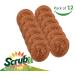 12 Pack Copper Coated Scourers by SCRUBIT - Ideal for Dishes, Pots, Pans, and Ovens. Tough Kitchen Cleaning Made Easy! - Buy Online on GoSupps.com