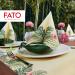 FATO Tropical Decor Airlaid Paper Napkins 50 Pack 40x40 cm Folded Textile Effect for Parties & Events - Buy Online on GoSupps.com