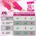 Physix Gear Plantar Fasciitis Support Compression Ankle Socks - Toeless Arch Sleeve for Achilles & Heel Spurs - XXL - Pink - Buy Online on GoSupps.com