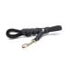 IDC Color & Gray rubberized leash 20 mm x 3 m with loop black-grey Black-grey 20 mm x 3 m (with loop)