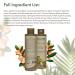 Organic Hair Shampoo for Women - Hydrating Aloe Vera & Strengthening Avocado - 97.5% Natural Vegan Moisturizing & Hypoallergenic - 8.5 Fl Oz (Argan) - International Shipping Available - Buy Online on GoSupps.com