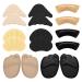 Molain Heel Pads Cushions Filler for Too Big Shoes Wear Anti-Slip Helper Grips Inserts Toe Loose Liners Brace Fit Tighter Size Boots for Womens Men (8 Pairs Set A)