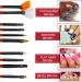 Glow 20 Piece Nail Art Brushes and Dotting Tools Kit - Premium Quality, Wooden Handle, Red Color - Ideal for Beginners & Professionals - Buy Online on GoSupps.com