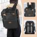 BAFASO Nail Polish Organizer Backpack - Holds 70 Bottles, Nail Lamp, Laptop Sleeve - Black - Buy Online on GoSupps.com
