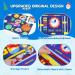 Fayogoo Montessori Busy Board for Toddlers | 3-Layer Learning Activity Board for Ages 1-3 | Motor Skills Development Toy in Blue - Buy Online on GoSupps.com