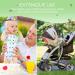 20 Pieces Natural Beech Wood Pacifier Clips - DIY Baby Teething Toys & Secure Holders for Pacifiers - International Shipping Available - Buy Online on GoSupps.com