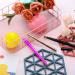 3-Piece Retractable Dual End Lip Brush & Concealer Brush Set - Gold, Purple, Bright Pink - Buy Online on GoSupps.com