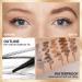 Eyebrow Pencil Eye Makeup Eyebrow Pen with 4 Tip Brow Pencil Eye Brow Pencils for Women Long-Lasting Eyebrow Pen (Black) - Buy Online on GoSupps.com
