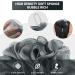 3-Piece Large Shower Puff Set - Soft Loofah Bath Sponge for Men - Exfoliating Body Wash Pouf Scrunchies - Buy Online on GoSupps.com