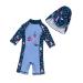 Bonverano Baby Boys Sunsuit/Swimsuit UPF 50+ Sun Protection One Pieces with Zipper with Sun Hat (3 Sailing 24-36Months) 3 Sailing 2-3 Years