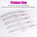 FANDAMEI 15pcs Professional Nail File Set in 5 Shapes 100/180 Grit Double Sided Emery Board Manicure Tools for Natural Nails Care Gel Nail Nail Buffer Files Nail Grooming and Styling for Salon Use 15 Count (Pack of 1) 15.0 - Buy Online on GoSupps.com