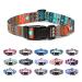 Suredoo dog collar adjustable soft & comfort nylon dog collar for small medium large dog puppies (m tribal) m (neck circumference 33-55 cm width 2 cm) tribal