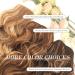 FESHFEN 20 Invisible Wire Hair Extensions - Adjustable Size - Long Wavy Synthetic Hair Piece - Honey Blonde Mixed Light Brown - Secret Headband Hairpieces for Women - Buy Online on GoSupps.com