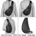 G4Free Men's Small Black Shoulder Sling Backpack - Crossbody Chest Bag - Buy Online on GoSupps.com