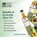 Blessfull Healing Cold Pressed Avocado Oil for Healthy Cooking Skin Glow 250 ml / 8.45 fl oz Pack of 2 - Buy Online on GoSupps.com