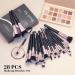 Magefy Professional 28 PC Makeup Brush Set | Premium Foundation Eyes & Lips Brushes | Black Gift Box - Perfect for Flawless Application - Buy Online on GoSupps.com