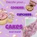Rose Gold, Pink, and Gold Sprinkle Mix for Cakes & Cupcakes by Manvscakes - Buy Online on GoSupps.com