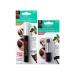 Kiss Quick Cover Gray Hair Touch Up, Root Touch Up, Moisturize and Shine, Brush Type & Stick Type Set (Dark Brown) # Dark Brown Set