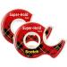 Scotch Super-Hold Tape  2 Rolls  Transparent Finish  50% More Adhesive  Trusted Favorite  3/4 x 600 Inches  Dispensered (198DM-2) - Buy Online on GoSupps.com