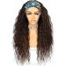 ZYC Long Kinky Curly JBROWN Headband Wig - No Gel Glueless Perfect for Daily Wear Weddings Parties Travel & Holidays | International Shipping Available - Buy Online on GoSupps.com