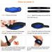 Tennis Elbow Brace with Metal Buckle Compression Pad - 2-Pack, Adjustable Straps for Pain Relief and Tendonitis Support in Blue - Unisex Design - Buy Online on GoSupps.com