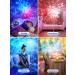 Galaxy Projector HD RGB Star Light with White Noise, Bluetooth Speaker & Remote - Deep Sky Blue - Buy Online on GoSupps.com