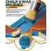 2PC Professional Chalk & Wax Paint Brush Set for Furniture & Home Decor - Oval & Round Brushes for DIY Crafts - Natural Bristles - Buy Online on GoSupps.com