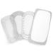 Premium 100% Jersey Knit Cotton Bassinet Fitted Sheets 4 Pack - For Standard Size Oval or Halo Bassinet Pads - Gender Neutral Bassinet Bedding - Buy Online on GoSupps.com