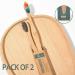 12 Pack Bamboo Toothbrushes - Eco-Friendly Biodegradable Charcoal Brushes with Soft Bristles | Colorful & Sustainable Dental Care - Buy Online on GoSupps.com