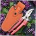 Frcolor Garden Shear Belt Holster - Leather Sheath for Scissors - 4 Pieces Pocket Holder for Garden Tools - Durable & Stylish 21x9.5x5cm Orange - Buy Online on GoSupps.com