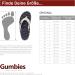 Gumbies Toe Separator Set - Original Gray Camouflage | Women's Toe Separator Sandals & Bathing Flaps | Size 41 EU - Buy Online on GoSupps.com
