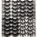 False Eyelashes Mink Lashes 25mm Natural Fluffy 6D Long Eyelashes 20 Pairs Cat-Eye Wispy Lashes Volume