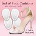 Metatarsal Pads for Women - All-Day Comfort & Pain Relief | 2 Pairs Clear Ball of Foot Cushions & Heel Inserts - Buy Online on GoSupps.com