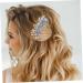 Angoily Bridal Comb Decorative Hair Clips Bride Bridesmaids Crystal Headpiece Bridesmaid Hair Accessories Women Hair Side Combs Floral Hair Clip Pearl South Korea Women's Fabric - Buy Online on GoSupps.com