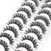 Glowing Win 3D False Eyelashes - Russian Strip D Curl Lashes | 10 Pairs Reusable Mink Lashes | Fluffy Fake Eyelashes - Buy Online on GoSupps.com