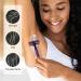 Zomchi Safety Razor for Women - Double-Blade Metal Razor with 10 Blades Purple Shaving Set Perfect for All Double-Blade Razors - Buy Online on GoSupps.com