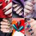 Croitout Cat Eye Gel Nail Polish Set with 1 Magnet Shellac Nail Gel Polish Colours Set Magnetic Gel Nail Polishes Set Soak Off Shellac Gel Nail Polish UV Kit Best Gift for Women 6 x 7.3ml UK-4MY-006 1 count (Pack of 4) - Buy Online on GoSupps.com
