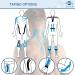 Buy Kinesiology Tape Set of 2 - Waterproof & Skin-Friendly Physio Tape for Sports & Everyday Use - Blue & Black - Buy Online on GoSupps.com