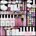 Saviland Acrylic Nail Kit with Nail DrillAll in 1 Nails Kit Acrylic Set Professional Acrylic with Everything U V Light nails tips Nail Art Brush Glitter Nail Powder Nail Stuff for Home DIY Salon Use (Without Acrylic Liquid) B- Acrylic Nail Kit with Nail D