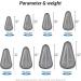 Thkfish Fishing Accessories Set - No Roll Sinker Lead Weights for Walleye Rigs | 10pcs/5pcs 1.8oz (50g) - Premium Quality Fishing Sinkers - Buy Online on GoSupps.com