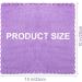 FRIUSATE 10 Pcs Baby Wash Cloths - Soft Coral Fleece Flannel Washcloth Set for Kids and Newborns - Buy Online on GoSupps.com