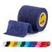 SPORTTAPE Self-Adhesive Football Sock Tape | 5cm x 4.5m - Navy Blue | Cohesive Bandage Sock Wrap Shin Pad Tape | Goalkeeper Wrist Tape & Football Ankle Tape | Pet & Vet Wrap for Dogs - Single Roll Navy Blue 5x450 cm (Pack of 1)