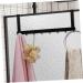 Key Holder Hook 8 Hook Over The Door Rack Door Towel Hanger Behind Door Coat Hooks Scarf Hook Wall-Mounted Coat Rack Over Door Hook Hat Hanger Space Aluminum Door Back Door Hanger - Buy Online on GoSupps.com