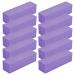 Duontyye 10x Buffing Sanding Buffer Block Files Acrylic Pedicure Manicure Nail Art Tips (Color: Purple)