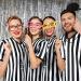4 Pack Black White Stripe Referee Shirt Set with Whistle - Official V-Neck, Size Large - Buy Online on GoSupps.com