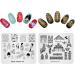 KADS Nail Stamping Plates Set - Floral Animal & Chinese Style Nail Art Stencils for Stunning Manicures - International Shipping Available - Buy Online on GoSupps.com