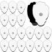 TENS Unit Replacement Pads TENS Unit Pads Snap Electrodes Pads 20Pack Reusable 35-50 Times Self-Adhesive SM Electrodes Pads Snap On Compatible with Belifu TENS EMS Muscle Stimulator Machine 20 Pack