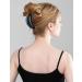 Prettyou Plastic Flower Claws Hair Clip for Women Girls - Pack of 4 (3.9 Inches) - Colorful Crystal Banana Design - Buy Online on GoSupps.com
