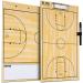 Elite Clipboards Dry Erase Basketball Coaches Clipboard | Double-Sided Basketball Marker Board