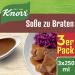 Buy Knorr Sauce for Roasts - Delicious Dark Sauce No Flavor Enhancers 3-Pack (250ml) | International Shipping - Buy Online on GoSupps.com